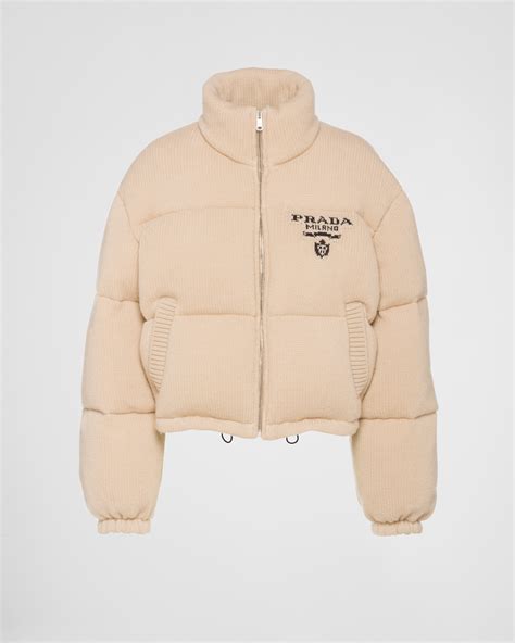 prada cream jacket